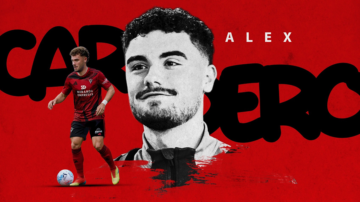 El asturiano Alex Cardero llega cedido al CD Mirandés desde el Real ...