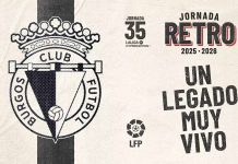 El Burgos CF formará parte de la primera Jornada Retro de LaLiga