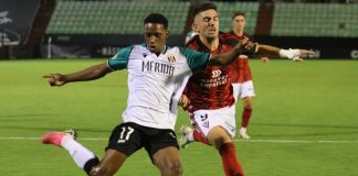3-4 El Mirandés remonta dos veces en Mérida en un partido loco