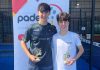Gabriel Requejo, destacado en el torneo de menores de pádel