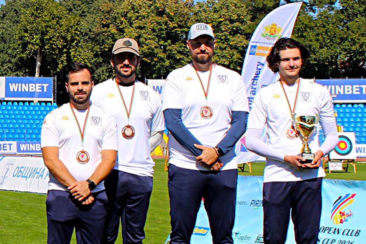 Photo: burgosdeporte.com Pablo Acha Wins European Club Archery Bronze with Clermont Ferrand